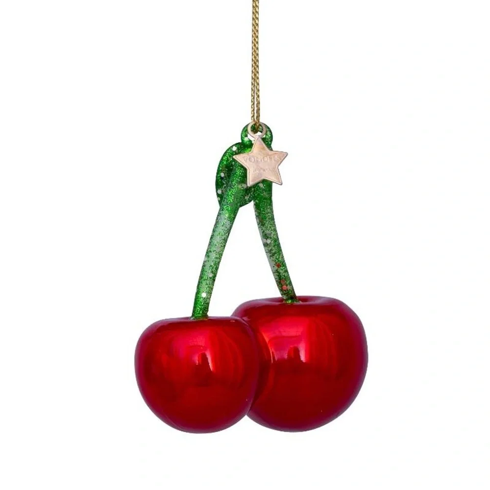 Anthropologie Vondels Cherry 🍒 Ornament New With Tags